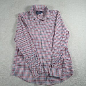 Vineyard Vines Slim Fit Whale Shirt Large Checkered Button Down